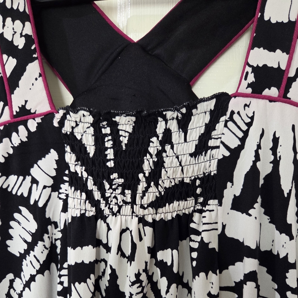 Sangria - B&W Tribal Print Dress - Picture 7 of 10